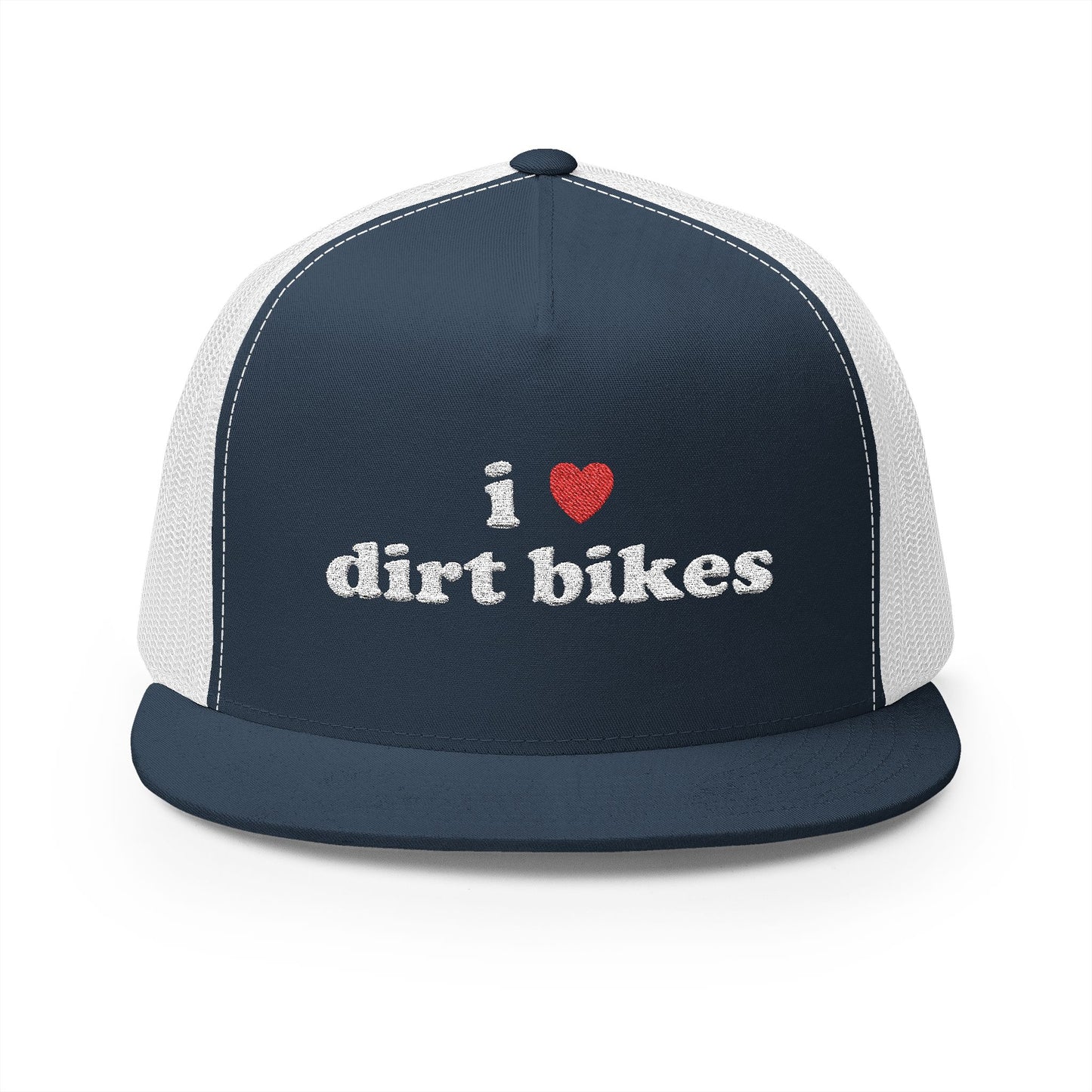 I <3 Dirt Bikes Flat Cap