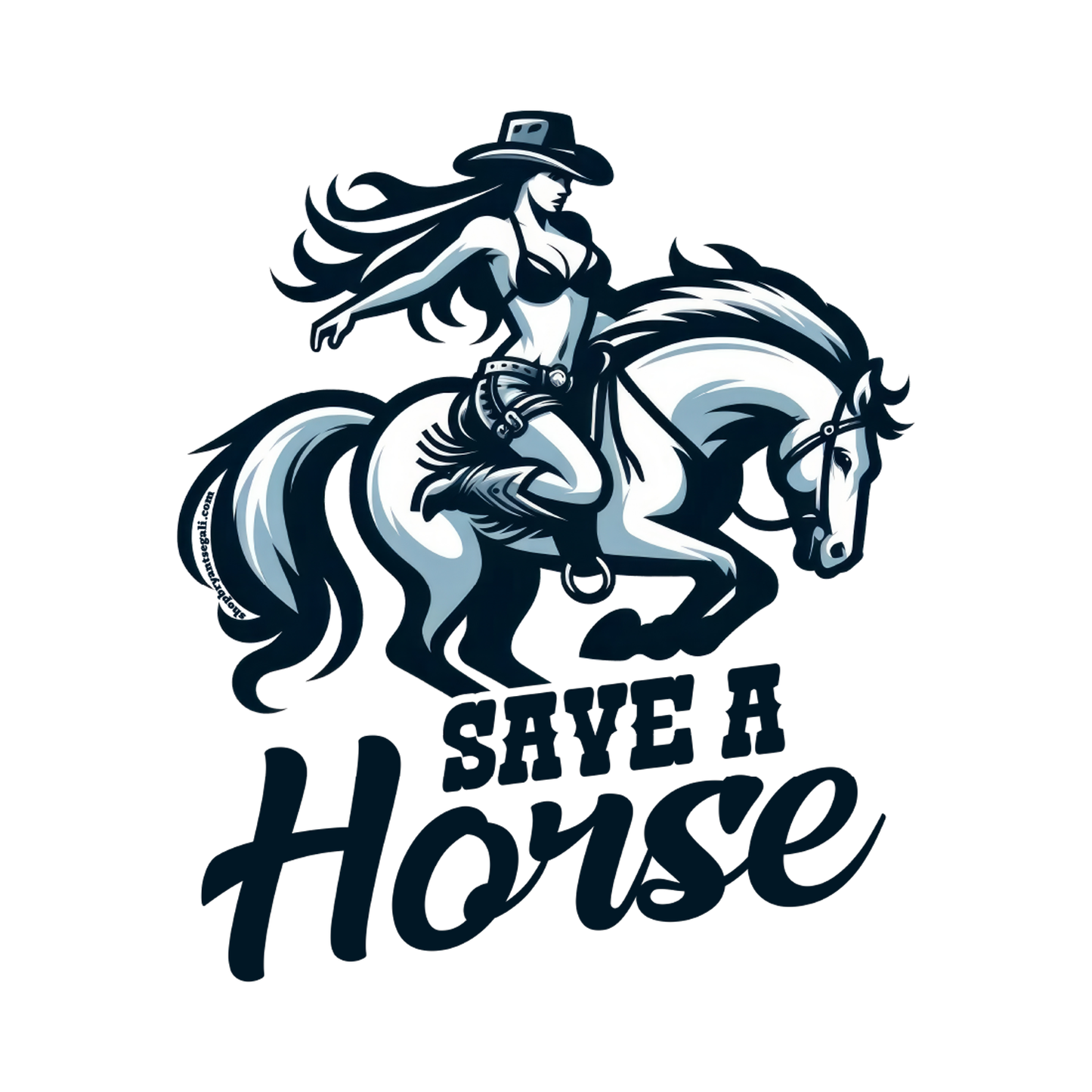 Save a Horse Sticker